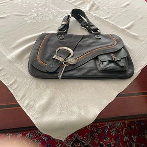Dior Gaucho Leather Saddle Bag Italy